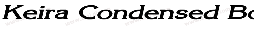 Keira Condensed Bold字体转换